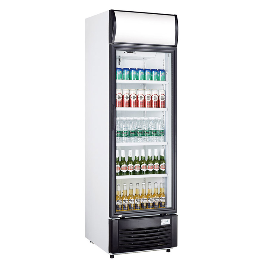 merchandiser cooler and defrost merchandiser